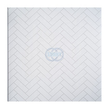 White Tile Effect Waterproof PVC Wall Shower Panel